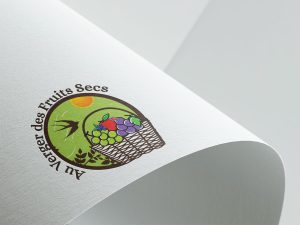 Création Logo - Au Verges des Fruits Secs