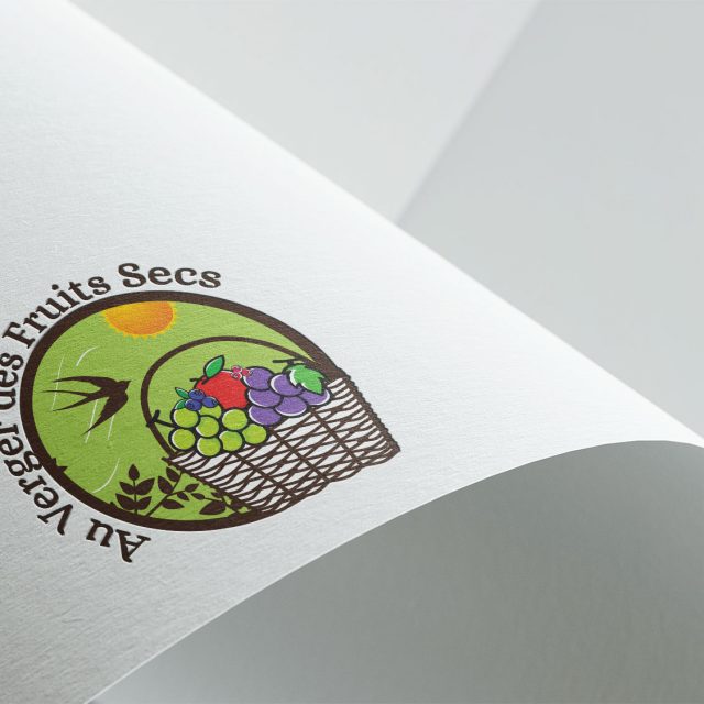Création Logo - Au Verges des Fruits Secs