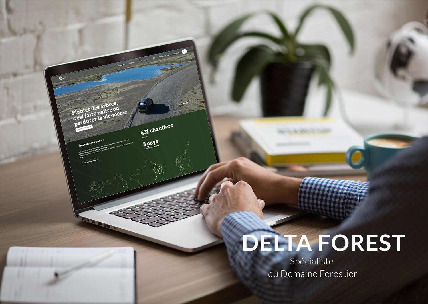 Création du site internet de Delta Forest à Metz